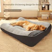 Extended And Thickened Orthopedic Dog Bed, High Fill Dog Crate Pad With Non-Slip Bottom, Joint Relief Pet Bed Available In 4 Sizes For Medium To Large Dogs, All Life Stages And Senior Dogs - Grey - View 5