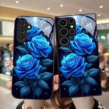 [24h Versand aus DE/FR/ES] Apple 11-17  21-26 Ultra-Handyhülle - Handyhülle mit Sternenhimmel-Rosendesign für Damen mit Linsenschutz für  Galaxy A04S/A05S/A06/A07/A10/A11/A12/A13/A14/A15/A16/A17/A20S/A21S/A22S/A23/A24/A25/A26/A30S/A31/A32/A33/A34/A35/A36/A42/A50S/A51/A52/A52S/A53/A54/A510 Sturzsicher - 1 Stück Bildfarbe - Übersicht 5
