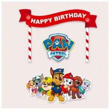 Paw Patrol Birthday Cake Decoration Set Cartoon Cake Topper For Birthday Party Supplies - View 8