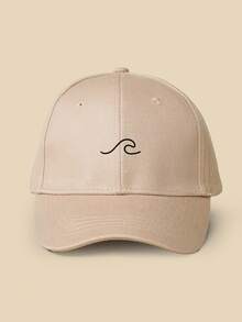 1pc Minimalist Wave Print Adjustable Baseball Cap - Baseball Cap - View 5