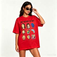 Women Senior T-Shirts & Tops - Red - View 3