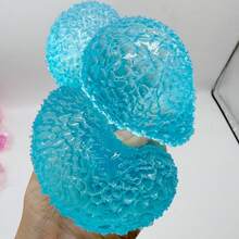 1個/大號6cm手工水晶麻糬球捏捏玩具，手工TPR軟橡膠壓力釋放指尖感官抓握套組，適合放鬆與送禮（產品尺寸：6cm） - 多色款色隨機 - 查看 3