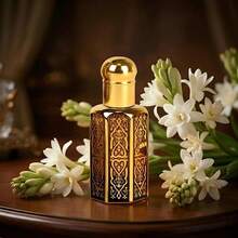 Roxelis 1pc Arabic Style Air Freshener - Fragrance Air Freshener - Long-Lasting Scent, Birthday/Valentine's Day/Party Gift For Women - Red & Gold Gradient Bottle Luxury Fragrance, Exquisite Design, High-End Fragrance, Gift For Friends And Loved Ones - A - View 3
