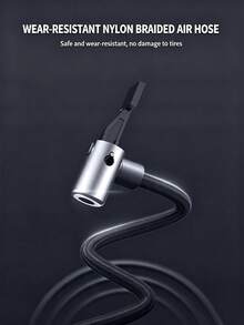 EG-216 便攜式雙螢幕無線充氣機，150PSI 可充電氣泵，雙電源供電附 LED 燈，適用汽車、摩托車、自行車、球類 - 雙顯兩用 - 查看 8