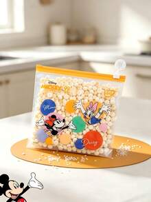 Disney Cartoon Zipper Storage Bags, Thickened Reusable Multi‑Purpose Organizer Pouches, Slide‑Lock Seal Bags For Toys, Building Blocks, Stationery, Underwear, Towels, Multi‑Sizes Available For Home Household Item Sorting - View 4