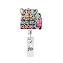 1pc Cool Blood Pressure Bear Pattern Retractable Badge Reel, With Rotating Crocodile Clip, Fun Retractable Badge Holder, Suitable For RN, LPN, CNA Healthcare Professionals, Teachers, Nursing Students, Office Gift - Multicolor - View 13