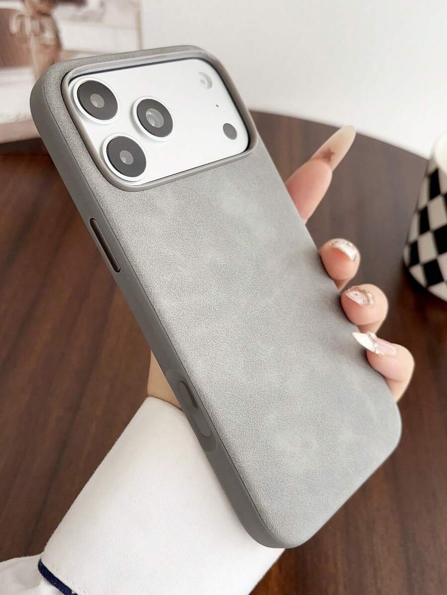 Luxury Retro Business Artificial Sheepskin Phone Case Compatible With 17 Pro Max 16 15 14 13 Pro Max Protection 17ProMax Cases Bumper Shockproof Cover