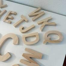 Custom Wooden Letters | Wooden Material | Laser Cut Letter Shapes | Customizable Wooden Letters | Bedroom Wall Decor | Wooden Letters - Sold Individually, Wooden Craft Letters, Holiday Decor, Custom Signage Letters, Can Use Any Font Or Vector File, Suitable For Home Or Office Indoor Use - Can Be Used For Commercial Signage, Bedroom Decor Or Room Design, Halloween, Christmas. - Multicolor - View 10