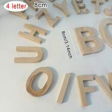 Custom Wooden Letters | Wooden Material | Laser Cut Letter Shapes | Customizable Wooden Letters | Bedroom Wall Decor | Wooden Letters - Sold Individually, Wooden Craft Letters, Holiday Decor, Custom Signage Letters, Can Use Any Font Or Vector File, Suitable For Home Or Office Indoor Use - Can Be Used For Commercial Signage, Bedroom Decor Or Room Design, Halloween, Christmas. - Multicolor - View 38