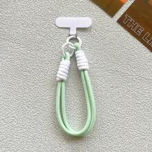 1 pieza Cordón trenzado de un solo color, cadena retorcida, llavero colgante, correa para la muñeca, correa de identificación DIY hecha a mano para cámara, regalo de colgante de teléfono gratis para madre, familia, amigos, cumpleaños, vacaciones - Multicolor - Ver 26