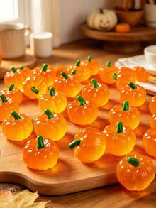 1/10/20 Halloween Pumpkin Decorations, Mini Pumpkin Ornaments, Artificial Vegetable Pumpkin Desktop Decor, Miniature Landscape Decoration, Suitable For Garden, Patio And Car DIY Decoration, Vibrant Colors, Collectible, Candy Bag Fillers - Multi-color - View 6