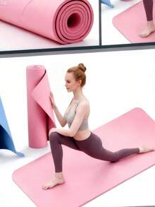 EVA Yoga Mat Pilates Solid Color Exercise Mat, With Strap, Suitable For Yoga, Pilates, Plank, Fitness, Gymnastics, Workout, Gym, Home Exercise, Great Gift For Mother's Day, Birthday, Yoga Equipment, Exercise Mat - Multicolor - View 6