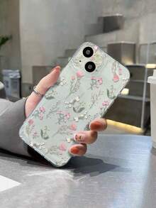 1 قطعة غطاء هاتف شفاف ملون من مادة TPU، مع نمط زهري وعناصر فراشة، متوافق مع iPhone 16/16 Pro/16 Pro Max/16 Plus/7/8/7 Plus/8 Plus/X/Xs/Xr/Max/11/11 Pro/11 Pro Max/12/12 Pro/12 Pro Max/12 Mini/13/13 Pro/13 Pro Max/13 Mini/14/14 Pro/14 Plus/14 Pro Max/15/15 Pro/15 Plus/15 Pro Max/17/17 Pro/17 Pro Max/17 Ai، هدية الربيع - متعدد الألوان - مشاهدة 5