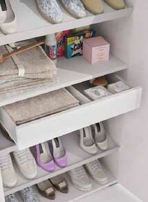 Dmora Shoe Cabinets - White - View 5