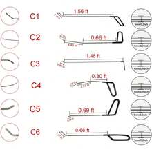 Profesional De Varillas De Reparación Abolladuras 16pcs Kit - A - Ver 3