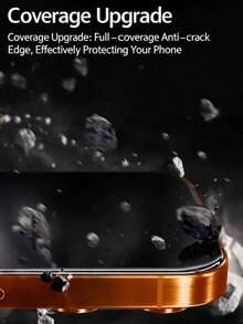 3PCS, Tempered Glass Screen Protector, Full Screen Protection, Curved Edge, Anti-Scratch, Anti-Collision, Water-Resistant, Anti-Fingerprint, High Definition Film, Compatible With IPhone17e/17 Pro Max/17 Pro/17Air/17/16 Pro Max/16 Pro/16 Plus/16/15 Pro Max/15//14/13/12/11 And Other Models. - Clear - View 5