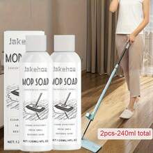 2pcs Mop Soap For Floor Cleaning, Highly Scented Mop Soap, Daily Maintenance And Renovation Cleaner- Deep Cleaning, Bright Floor Cleaner- Effectively Clean - 2pcs-8.12oz Total - View 3