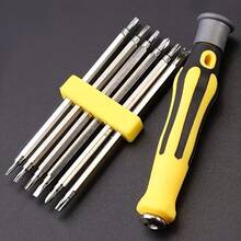 12-In-1 Magnetic Screwdriver Set, Multi-Function Flat Head Precision Handheld Repair Tool, Suitable For Home DIY, Electronic Repair, Computer & Phone Repair, Christmas Gift, Portable Household Tool Box - Screwdriver - View 8
