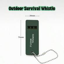 1pc 3-In-1 Emergency Survival Whistle With Compass And Thermometer - Perfect For Camping, Hiking, Outdoor Adventures, Referees And Cheerleaders, Rope Emergency Whistle, Plastic Whistle, Produces Clear And Loud Sound, Very Suitable For Teachers, Lifeguards, Outdoor Fishing, Camping, Hiking, Hunting, Rescue, Party Gifts, Referees And Official Use In Football And Basketball Games - Multicolor - View 9