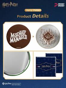 Harry Potter 1 hộp mù gương 1 cái, huy hiệu sticker xé được, gương phong cách mới, quà tặng sinh nhật, đồ sưu tầm cho fan, Halloween, Giáng sinh - Màu xanh hải quân - Xem 5