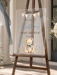 Custom Acrylic Welcome Sign 1pc, Engravable Name/Text/Date - Transparent Material, Suitable For Home Entrance Decor, Office, Display - Commemoration, Graduation - Multicolor - View 4