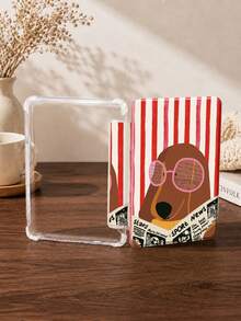 條紋黃金獵犬閱讀電子書保護殼，相容 6 吋 Kindle 第 11 代 (2024 與 2022 發行)、Kindle Paperwhite 第 12 代 (2024 發行) - 超薄透明 TPU 背殼保護殼，支援自動喚醒/睡眠功能，透明殼可 DIY 定製 - 適合日常使用與節日禮物 - 粉色 - 查看 9