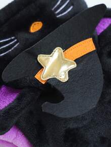 PETCIRCLE 1PC Pet Clothes Small Dog Puppy Cat Cute Soft Adorable Halloween Costume - Magic Meow - Black - View 6