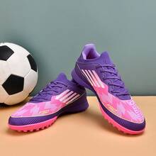 Studded Football Shoes, Suitable For Adults And Youth (Men And Women), Suitable For Outdoor Training And Matches On Natural Grass - Mauve Purple - View 14