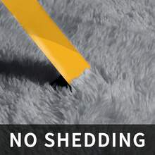 EDIMENS Runner Rug Hallway 300cm Long, Non Slip Runner For Hallway Black, Washable Bathroom Runner Rug For Kitchen, Fluffy Area Rugs For Hallway, Living Room, Bedroom, Bathroom, Bedside Rug - Light Grey - View 7