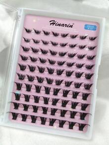 80 Pcs D Curl Natural Cluster Lashes 6-16mm Mixed Cat Eye Lashes Left And Right Eye Spiky Individual Lashes Manga Pointed Lashes Clusters False Lashes False Eyelashes Fake Lashes Individual Eyelashes - View 5