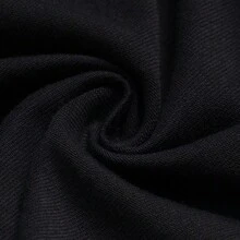Adidas Essential Sportswear Women's Short Sleeve Slim Fit Comfortable Fashionable Minimalist Versatile Solid Color T-Shirt Black - Black - View 7