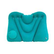 1pc Automatic Press-To-Inflate Lumbar Support Pillow, Flocked Inflatable Waist Cushion, Portable Foldable Office Chair Back Support Pad, Car Home Travel Camping Back Relief Inflatable Cushion Gift - Multicolor - View 14
