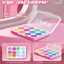 10pcs Accessory Plastic Fake Kid Cosmetics Children's Household Simulation Makeup Toy Set Girls' Plastic Simulate Lipstick Eye Shadow DIY Toy(Not Real) - Multicolor - View 3