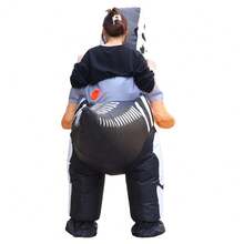 Adult Funny Mascot Inflatable Dinosaur Costumes Purim Halloween Carnival Christmas Anime Party Cosplay Costume Dress Fancy Suit - Multicolor - View 5