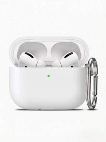 1件白色矽膠保護殼 + 伸展台風圓扣耳機保護套，相容 Apple 第1/2/3代、Pro/Pro 2/Pro 3、新第4代，防摔保護殼 - 白色 - 查看 9