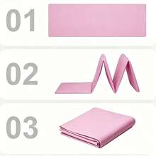 1 buah Matras Yoga EVA Anti Selip Ekstra Lebar Ukuran 173*0.4cm, Matras Latihan Lipat Portabel, Cocok untuk Pemula, Matras Kebugaran, Matras Tari Pilates Yoga - MultiWarna - View 7