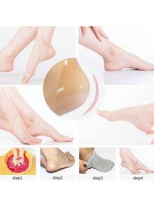 1PC Dry Skin, Dry Feet, Rough Skin, Home Foot Care, Elastic Foot Protective Socks - A - View 3