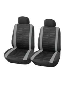 Juego completo de 9 piezas/4 piezas de fundas para asientos de coche, asientos delanteros y banco trasero, protector de asientos de coche de poliéster | Compatible con airbag para coches y - ZYT[Estilo 29] - Ver 15
