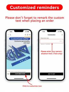 Personalized 4pcs Aluminum Alloy Triangle Ruler, Wavy Line Straight Ruler, Protractor, 15cm/20cm Metal Ruler Set, Custom Name Engraved, School Gift, Student Measuring Tools - Perfect For Drawing, Painting, School And Home Supplies - Great Back To School Gift, Back To School Season, School Supplies, Back To School Season Special - Blue - View 6