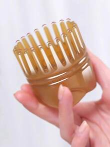 Horn Comb Head Massage Comb Scalp Massage Brush Hair Care Brush - Multicolor - View 4