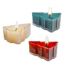 Christmas Tree Tealight Handwork Scented Candles Tree Shaped Candles Christmas Tree Candles For Christmas Home Decoration - Green - View 4