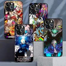 [24h Shipping From DE/FR/ES]Apple 11-17  21 -26 Ultra Backstage Story Sans 01 Tempered Glass Phone Case For IPhone 16 15 14 13 12 11 Pro XS - A - View 5