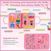 Kids Magnetic & Felt Playboards - Blue - View 4