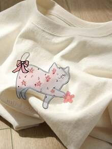 Women T-Shirts - 白色 - 查看 7