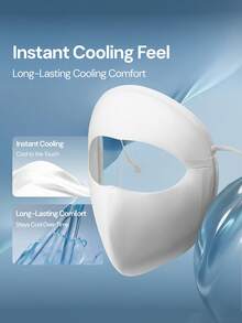 Beneunder Light-Cooling Sun-Protection Face Mask AL220 - Light Grey - View 4