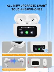 Wireless Bluetooth Earbuds With LED Display, High-Quality Sound, Designed For Gaming And Sports; Compatible With IPhone And Android Devices, Compact And Portable - View 4