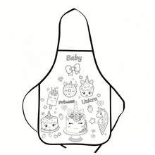 Children's DIY Coloring Apron, Educational Graffiti, Parent-Child Interaction, Waterproof, Washable, Creative Painting Apron - Multicolor - View 12