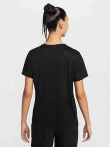 Nike Dri-Fit Team Legend Women's Short-Sleeve Comfortable Versatile Quick-Dry Crew Neck T-Shirt Black - Black - View 2