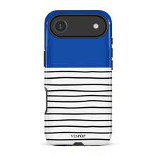 VESPOP 撞色條紋手機殼，復古 Ins 風格全包防摔保護殼 - 適用於 iPhone 18/17/16/15/14/13/12/11 Pro Max/Pro Plus/12 Mini/13 Mini，兼容 Galaxy S26 S25 S24 S23 S22 S21 Plus Ultra，兼容 Pixel 8 9 10 PRO - 混合色1 - 查看 5