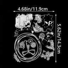 Autumn / Forest Theme Metal Cutting Die Templates DIY Photo Album Gift Box, Paper Card, Greeting Card Making Die Cutting And Embossing - MC1481 - View 4